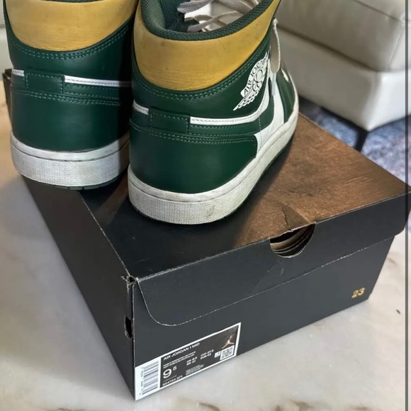 Air Jordan mid 1 green - Picture 2 of 3